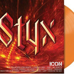 Styx Icon LP ~ Exclusive Colored Vinyl (Translucent Orange) ~ New/Sealed!